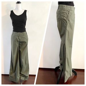 The Limited Women’s Cotton Twill Wide Leg Flare Pants Size 8